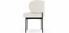 Pack of 4 - Dining Chair - Upholstered in Bouclé Fabric - Loraine image 7