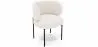 Pack of 4 - Dining Chair - Upholstered in Bouclé Fabric - Loraine image 7
