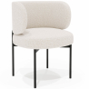 Dining Chair - Upholstered in Bouclé Fabric - Loraine image 7