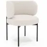 Pack of 4 - Dining Chair - Upholstered in Bouclé Fabric - Loraine image 7
