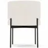 Pack of 4 - Dining Chair - Upholstered in Bouclé Fabric - Loraine image 7
