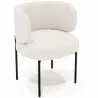 Pack of 4 - Dining Chair - Upholstered in Bouclé Fabric - Loraine image 7