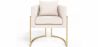 Dining Chair - With armrests - Upholstered in Bouclé Fabric - Giorgia image 7