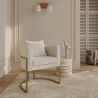 Dining Chair - With armrests - Upholstered in Bouclé Fabric - Giorgia image 7