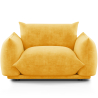 Buy Armchair - Velvet Upholstery - Wers Mustard 61011 - in the UK