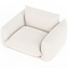 Buy Armchair - Upholstered in Bouclé Fabric - Wers White 61012 in the United Kingdom