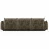 Buy 3-Seater Sofa - Velvet Upholstery - Wers Taupe 61013 in the United Kingdom