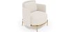 Designer Armchair - Upholstered in Bouclé Fabric - Terrec image 7