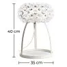 Table Lamp - Crystal Button Living Room Lamp - Small - Savoni image 7