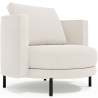 Designer Armchair - Upholstered in Bouclé Fabric - Maura image 7