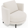 Designer Armchair - Upholstered in Bouclé Fabric - Maura image 7