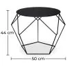 Side Table - Industrial Design - Metal - Diamond image 7