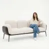 3-Seater Sofa - Upholstered in Bouclé Fabric - Vandan image 7