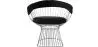 Dining Chair with Armrests - Leather and Metal - Barrel image 7