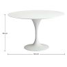 Round Dining Table -  110 cm - Tulip image 7