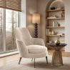 Contemporary Style Upholstered Velvet Design Armchair - Hanneh image 7