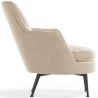 Contemporary Style Upholstered Velvet Design Armchair - Hanneh image 7