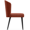 Buy Dining Chair - Upholstered in Velvet - Kirna Brick 61052 at Privatefloor