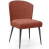 Buy Dining Chair - Upholstered in Velvet - Kirna Brick 61052 - prices