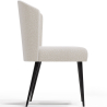 Dining Chair - Upholstered in Bouclé Fabric - Kirna image 7