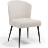 Dining Chair - Upholstered in Bouclé Fabric - Kirna image 7