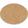 Round Jute Rug - Boho Bali - 120 CM - Kavya image 7