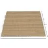 Rectangular Jute Rug - Boho Bali - 100x120 CM - Jaya image 7