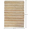 Rectangular Jute Rug - Boho Bali - 100x120 CM - Ghana image 7