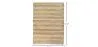Rectangular Jute Rug - Boho Bali - 100x120 CM - Ghana image 7
