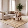 Rectangular Jute Rug - Boho Bali - 100x120 CM - Ghana image 7