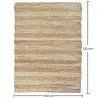 Rectangular Jute Rug - Boho Bali - 100x120 CM - Ghana image 7