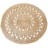 Round Jute Rug - Boho Bali - 120 CM - Ilya image 7