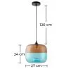 Crystal Ceiling Lamp - Blue Pendant Lamp - Bluey image 7