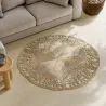 Round Jute Rug - Boho Bali - 150 CM - Bilú image 7