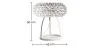 Table Lamp - Crystal Button Living Room Lamp - Large - Savoni image 7
