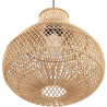 Buy Rattan Ceiling Lamp - Bali Boho Hanging Lamp - Wayan Natural 61136 in the United Kingdom
