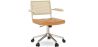 Rattan Office Chair - Swivel - Goner image 7