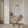 Rattan Office Chair - Swivel - Goner image 7