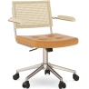 Buy Rattan Office Chair - Swivel - Goner Brown 61143 in the United Kingdom