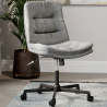 Buy Upholstered Office Chair - Swivel - Hera Dark grey 61144 in the United Kingdom
