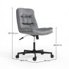 Upholstered Office Chair - Swivel - Hera image 7