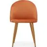 Dining Chair - Upholstered in Velvet - Backrest with Pattern - Evelyne image 7