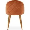 Dining Chair - Upholstered in Velvet - Backrest with Pattern - Evelyne image 7
