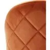 Dining Chair - Upholstered in Velvet - Backrest with Pattern - Evelyne image 7