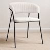 Dining chair - Upholstered in Bouclé Fabric - Gruna image 7