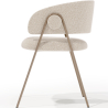Buy Dining Chair - Upholstered in Fabric - Roaw Beige 61151 in the United Kingdom
