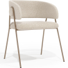 Buy Dining Chair - Upholstered in Fabric - Roaw Beige 61151 - prices