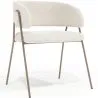 Dining chair - Upholstered in Bouclé Fabric - Charke image 7