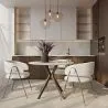 Dining chair - Upholstered in Bouclé Fabric - Charke image 7