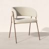 Dining chair - Upholstered in Bouclé Fabric - Charke image 7